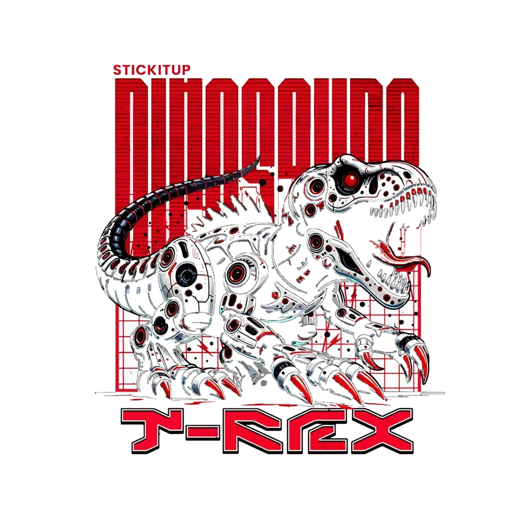 Cyborg T Rex Sticker
